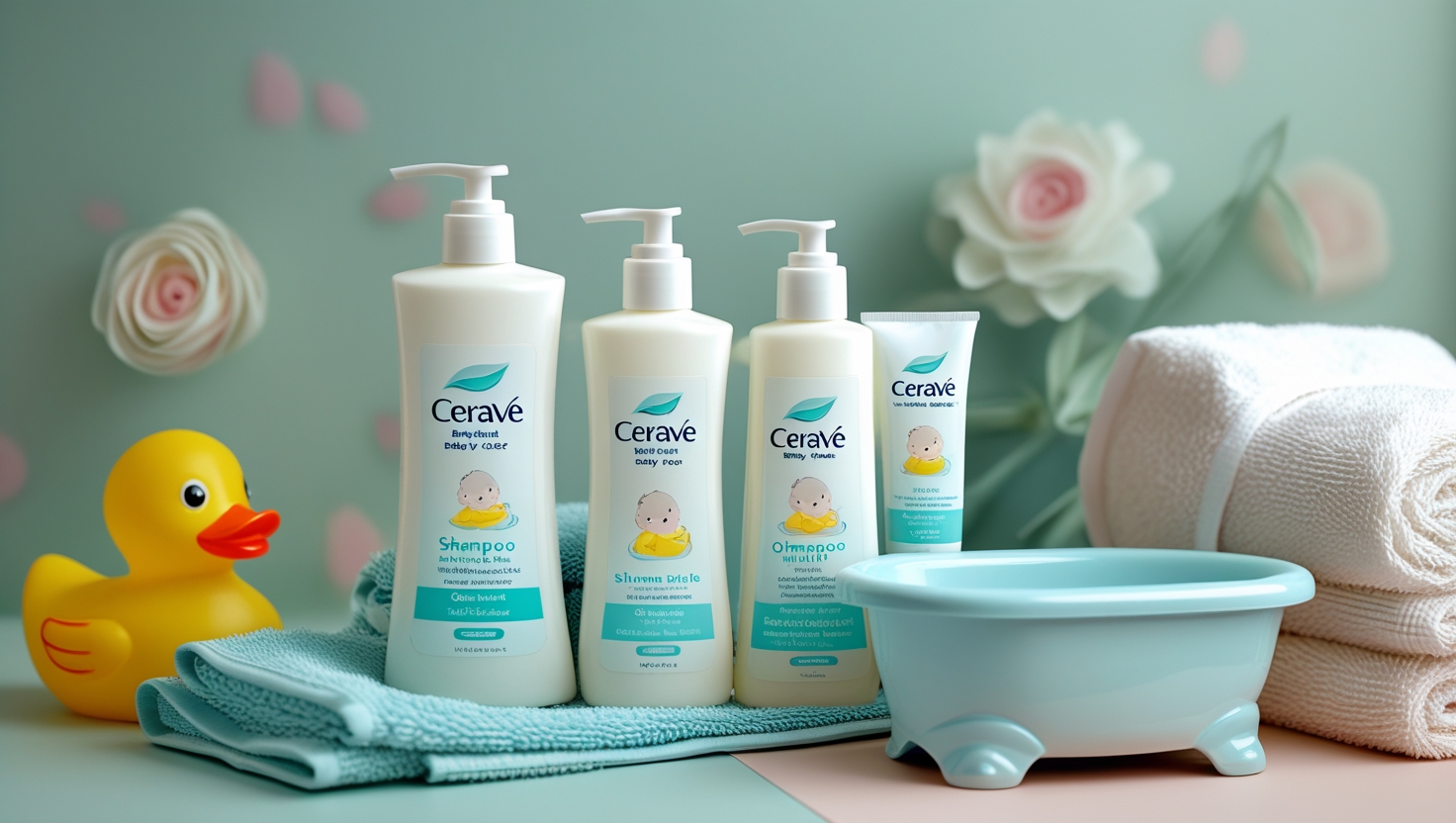 CeraVe Baby Bath Set - A Complete Skincare Solution for Your Baby