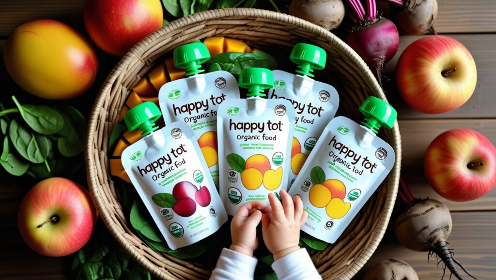 Naturally sweet with a pleasant fruit-and-veggie blend.
Happy Tot Organics Stage 4 Baby Food Pouches Review: The Perfect On-the-Go Snack for Growing Toddlers
