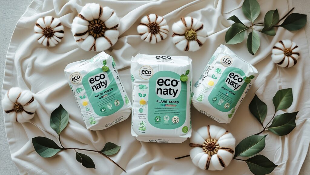 1. Eco by Naty Diapers - Plant-Based & Compostable